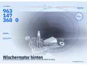 Wischermotor hinten CITROEN Xsara Picasso (N68) 9631473680