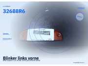 Blinker links vorne OPEL Kadett C 32688R6