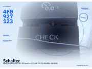 Schalter AUDI A6 Allroad (4F) 4F0927123