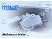 Wischermotor hinten SMART City-Coupe (MC 01) A0000614V013000000 0000614V014000000