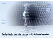 Federbein rechts vorne mit Achsschenkel Mercedes-Benz Citan Kasten/Großraumlimousine (W415)