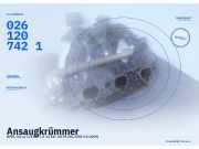 Ansaugkrümmer OPEL Corsa C (X01) 09129713 0261207421