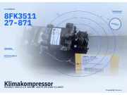 Klimakompressor PEUGEOT 206 CC 8FK 351 127-871