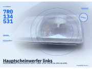 Hauptscheinwerfer links MERCEDES-BENZ E-Klasse (W124) 7R0134531