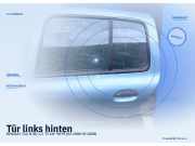 Tür links hinten RENAULT Clio II (B)