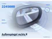 Außenspiegel rechts RENAULT Clio I (57) 2245000