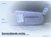 Sonnenblende rechts BMW 3er Touring (E46)