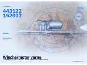 Wischermotor vorne SKODA Favorit (781) 443122152017