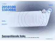 Sonnenblende links MERCEDES-BENZ 124 Stufenheck (W124) A2018100110 9045 2018100110 3084