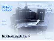 Türschloss rechts hinten HYUNDAI i20 (PB) 81420-1J520
