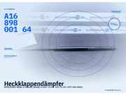 Heckklappendämpfer MERCEDES-BENZ A-Klasse (W168) A1689800164