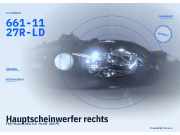 Hauptscheinwerfer rechts FIAT Marea (185) 661-1127R-LD