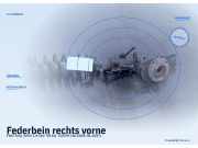 Federbein rechts vorne FIAT Stilo (192)