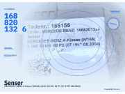 Sensor MERCEDES-BENZ A-Klasse (W168) 1688201326