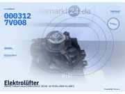 Elektrolüfter SMART Fortwo Coupe (MC 01) 0003127V008