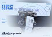 Klimakompressor Ford Fiesta V (JD, JH) YS4H19D629AE