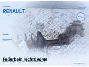 Federbein rechts vorne RENAULT Kangoo I (KC) RENAULT