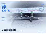 Einspritzleiste VW Polo IV (9N, 9A) 03E133320A