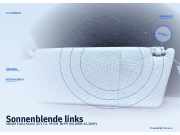 Sonnenblende links SKODA Fabia Kombi (6Y)