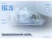 Hauptscheinwerfer rechts HONDA Civic V Stufenheck (EG, EH) 217-1111R-LD