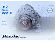 Lichtmaschine BMW 3er (E36) 0123310006