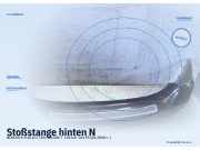Stoßstange hinten NISSAN X-Trail III (T32)