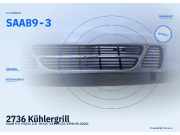 Kühlergrill SAAB 9-3 (YS3D) SAAB 9-3