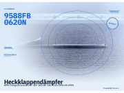 Heckklappendämpfer OPEL Omega B Caravan 9588FB0620N
