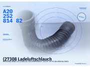 (27308 Ladeluftschlauch MERCEDES-BENZ CLK (C208) A2025281482
