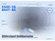 Widerstand Gebläsemotor FORD Focus Turnier (DNW) XS4H-18B647-BA