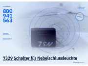 Schalter für Nebelschlussleuchte AUDI A4 Avant (8D, B5) 8D0941563