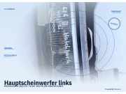 Hauptscheinwerfer links MAZDA 626 II (GC)