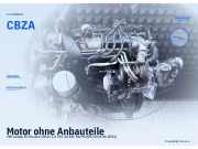 Motor ohne Anbauteile VW Caddy III Kasten (2KA) CBZA