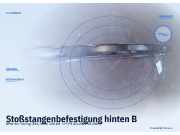 Stoßstangenbefestigung hinten BMW 5er Touring (E61)