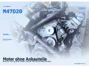 Motor ohne Anbauteile BMW 3er Touring (E46) M47 D20 (204D1) M47 D20