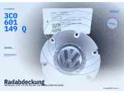 Radabdeckung VW Sharan (7M) 3C0601149Q