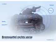 Bremssattel rechts vorne VW Transporter T4 Bus