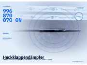 Heckklappendämpfer CHRYSLER PT Cruiser (PT) 9968700700N