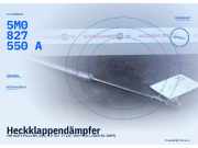 Heckklappendämpfer VW Golf V Plus (5M, 521) 5M0827550A