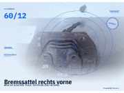 Bremssattel rechts vorne BMW 5er (E34) 60/12
