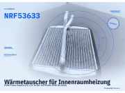Wärmetauscher für Innenraumheizung FORD Fiesta Kasten (JV) NRF53633