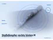 Stoßdämpfer rechts hinten MITSUBISHI Colt VI (Z2, Z3)