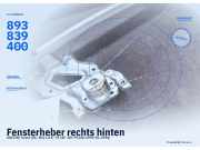 Fensterheber rechts hinten AUDI 80 Avant (8C, B4) 893839400