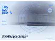 Heckklappendämpfer VW Golf III (1H) 1H6827550A
