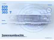 Innenraumleuchte RENAULT Espace IV (K) 8200003037
