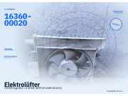 Elektrolüfter TOYOTA Aygo (B1) 16360-00020