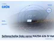 Seitenscheibe links vorne MAZDA 626 IV Hatchback (GE) GRÜN