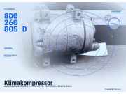 Klimakompressor AUDI A4 Avant (8D, B5) 8D0260805D