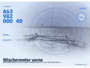 Wischermotor vorne MERCEDES-BENZ Vito/Mixto Kasten (W639) A6398200040