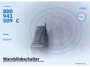 Warnblinkschalter AUDI A4 (8D, B5) 8D0941509C